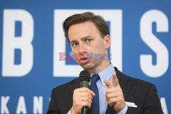 Kandydat na prezydenta Krzysztof Bosak w Łomży