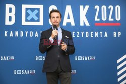Kandydat na prezydenta Krzysztof Bosak w Łomży