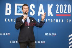 Kandydat na prezydenta Krzysztof Bosak w Łomży