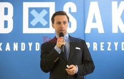 Kandydat na prezydenta Krzysztof Bosak w Łomży