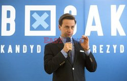 Kandydat na prezydenta Krzysztof Bosak w Łomży