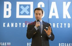 Kandydat na prezydenta Krzysztof Bosak w Łomży