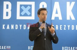 Kandydat na prezydenta Krzysztof Bosak w Łomży