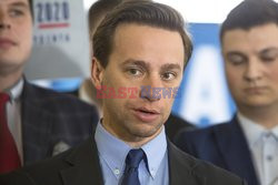 Kandydat na prezydenta Krzysztof Bosak w Łomży