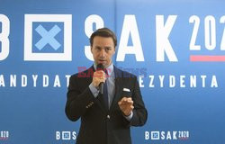 Kandydat na prezydenta Krzysztof Bosak w Łomży