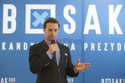 Kandydat na prezydenta Krzysztof Bosak w Łomży