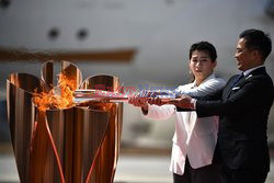 Ogień olimpijski dotarł do Japonii