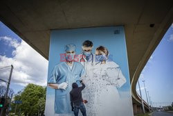 Gdańsk dziękuje medykom muralem