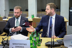Posiedzenie Komisji Zdrowia ws. wotum nieufności dla Łukasza Szumowskiego
