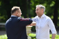 Spotkanie Roberta Bierdonia i Ryszarda Kalisza