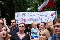 Wiec poparcia dla Krzysztofa Bosaka