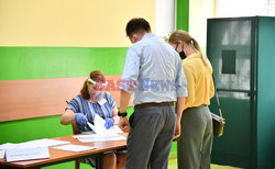 Wybory prezydenckie 2020 - głosowanie Szymona Hołowni
