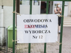 Wybory prezydenckie 2020 - głosowanie Szymona Hołowni