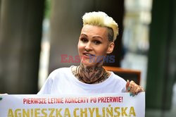 Agnieszka Chylińska przed studiem DDTVN
