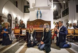 Protestujący w Mińsku znaleźli schronienie w katolickim kościele