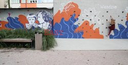 Mural Wandy Lurie - warszawskiej Niobe