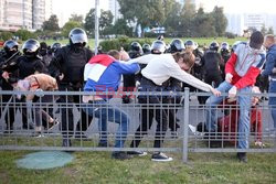 Protesty na Białorusi po tajnym zaprzysiężeniu Łukaszenki
