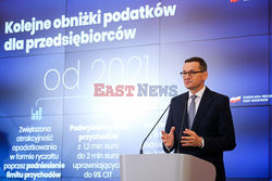 Konferencja prasowa Mateusza Morawieckiego