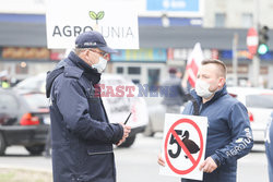 Samochodowy protest Agrounii