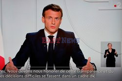Prezydent Macron zapowiada drugi lockdown Francji