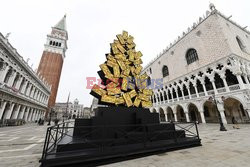 Cyfrowa choinka w Wenecji