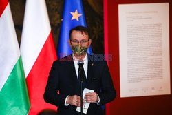 Spotkanie Szefow Rządów Grupy V4 w Krakowie