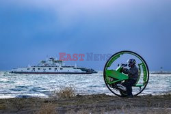 Jednokołowy motocykl irańskiego artysty