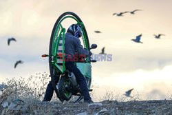 Jednokołowy motocykl irańskiego artysty