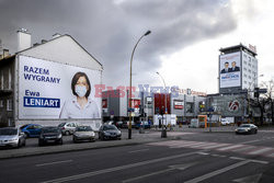 Billboardy wyborcze kandydatów na prezydenta Rzeszowa