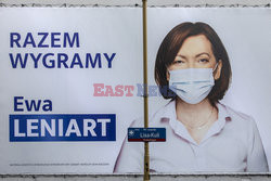 Billboardy wyborcze kandydatów na prezydenta Rzeszowa