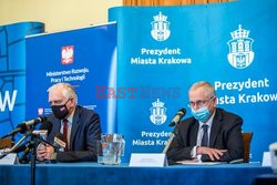 Wicepremier Jarosław Gowin w sprawie dofinansowania budownictwa komunalnego w Krakowie