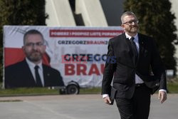 Konferencja prasowa Grzegorza Brauna w Rzeszowie