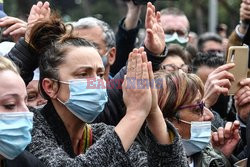 Protest włoskich przedsiębiorców