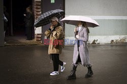 Street fashion na Mercedes-Benz Fashion Week w Rosji