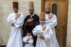Rodzina syryjskich derwiszów - AFP