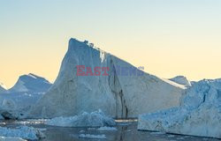 Góry lodowe w pobliżu Ilulissat na Grenlandii