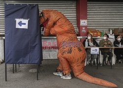 Dinozaur na wyborach w Chile