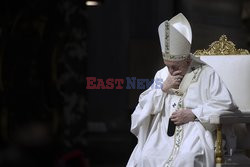 Papież Franciszek odprawiał cotygodniową mszę