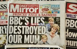 Gazety o zarzutach synów księżnej Diany wobec BBC