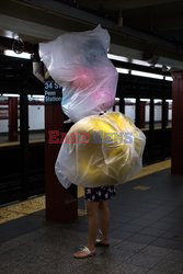 W nowojorskim metrze - NYT