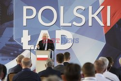 Jarosław Kaczyński przedstawia Polski Ład w Wysokiem Mazowieckiem