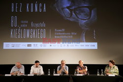 Konferencja poświęcona wystawie "Bez końca. Dialogi Krzysztofa Kieślowskiego"