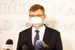 Briefing prasowy wiceminister Olgi Semeniuk w Olsztynie