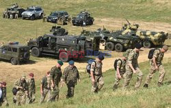 Ćwiczenia brygady litewsko-polsko-ukraińskiej