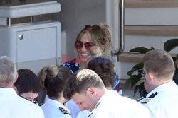 Jennifer Lopez dziękuje załodze jachtu