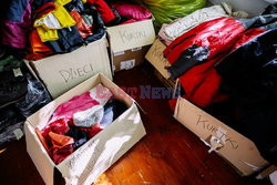 Przygraniczna zbiórka darów dla uchodźców