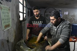Produkcja mydła laurowego w Aleppo