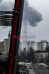 Wojna w Ukrainie - atak na wieżę telewizyjną w Kijowie