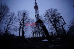 Wojna w Ukrainie - atak na wieżę telewizyjną w Kijowie
