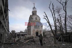 Wojna w Ukrainie - ostrzał Mariupola
